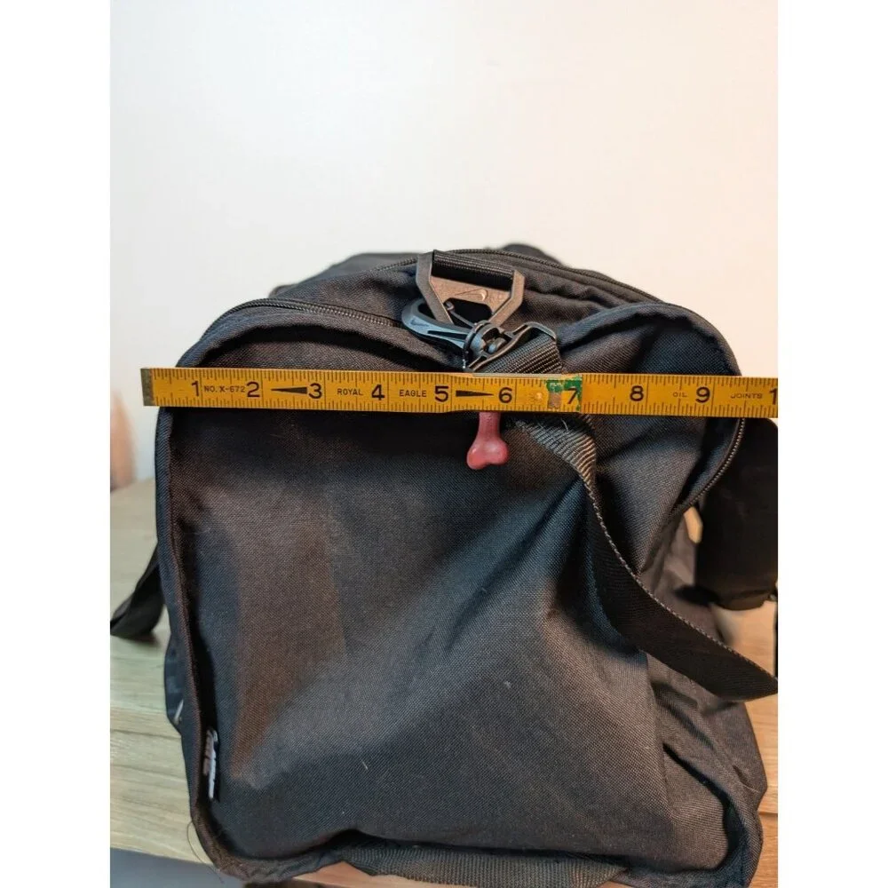 Nike Brasilia Duffel Bag - Black - Size Medium Faded Distressed Sports Training
